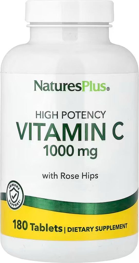 Natures Plus Vitamin C 1000 mg – 180 Tabletten Produktbild 