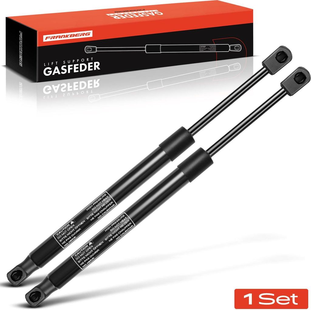 Frankberg 2x Gasfeder Dämpfer Heckklappe für Volkswagen Touran Van 1T3 MPV 2010-2015