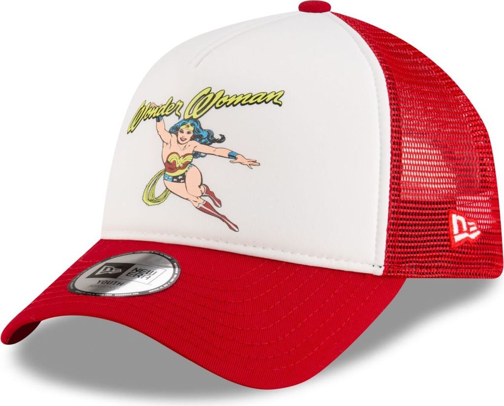 New Era Kinder Trucker Mesh Cap - WONDER WOMAN