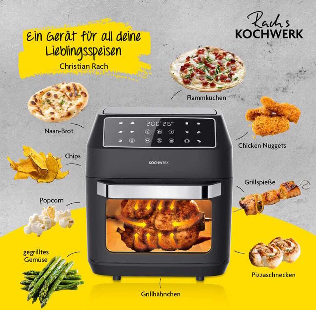Rachs KOCHWERK HeißluftOfen Digital 12l Kaufland.de