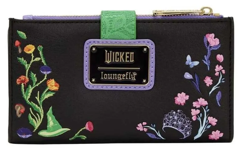 Porte-monnaie Loungefly Wicked Motif Floral et Dentelle Collection Chic