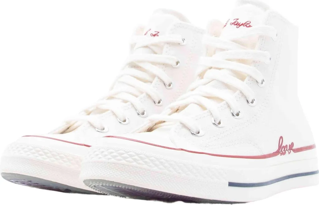 Baskets Converse WIP A19060C chaussures vintage blanches pointure 38 - 2