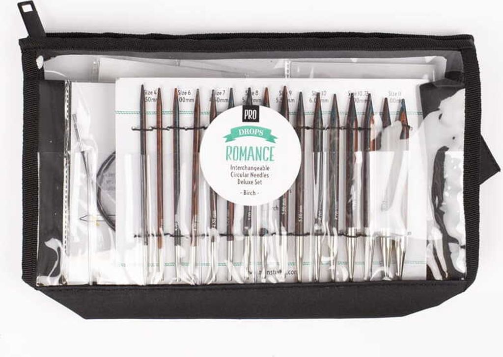 DROPS Pro Romance 9033 – Set austauschbarer Stricknadeln, Produktbild 