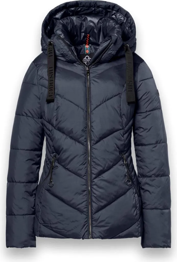 Blouson de Ski District Val Thorens : Veste d'Hiver Chaude et Étanche