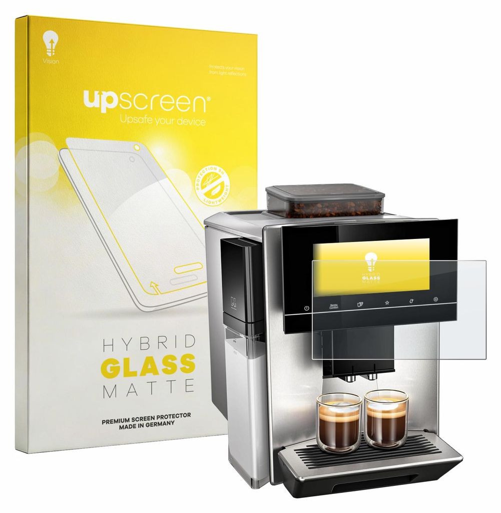 upscreen Entspiegelungs Schutzglas für Siemens EQ900 Plus TQ907DZ3 Schutzfolie Panzer Folie Glas Display Schutz matt