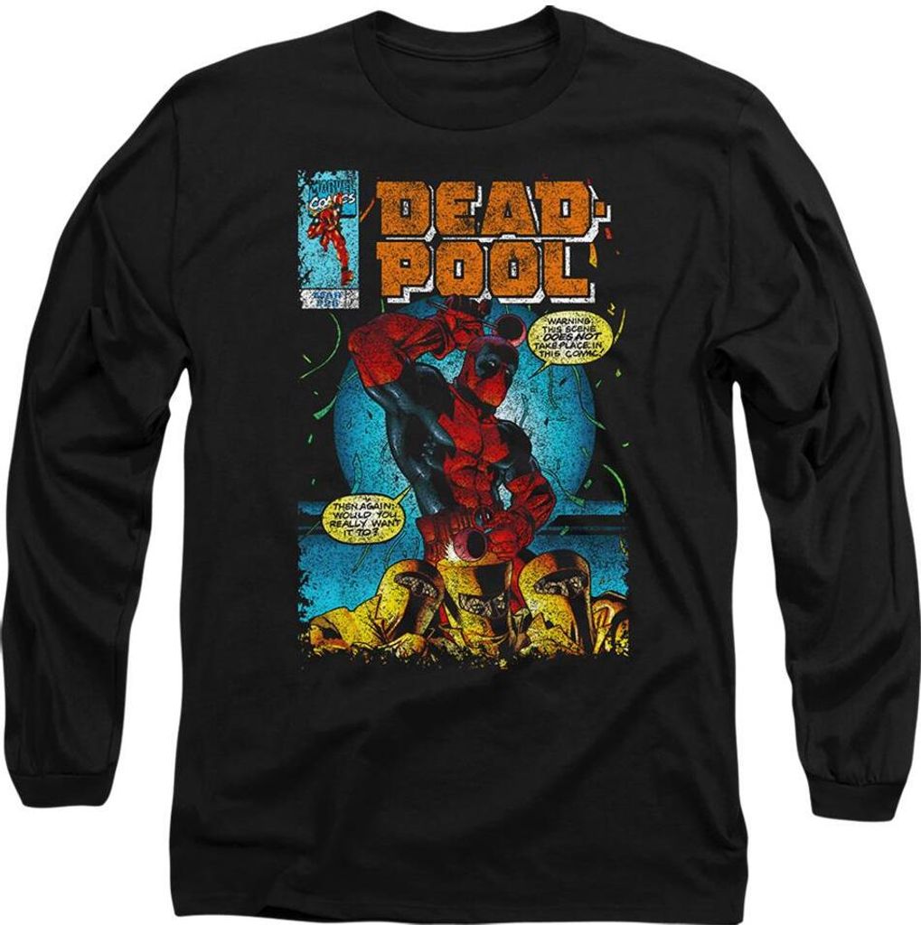 Deadpool - "Would You Want It" T-Shirt für Herren/Damen Uni TV14900 (M) (Schwarz)