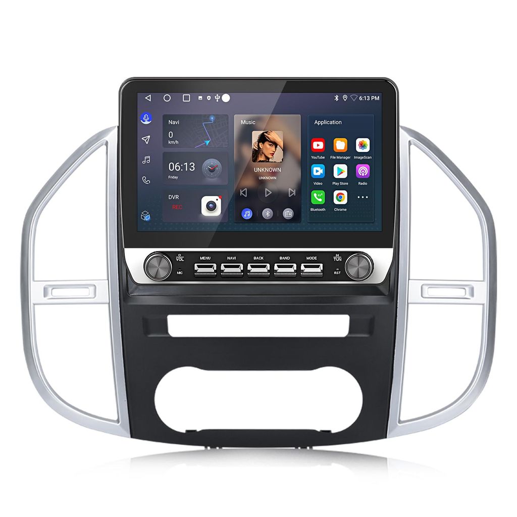 8-core 10.1" Android 15 Car Radio Carplay per Mercedes-Benz Immagine del prodotto 