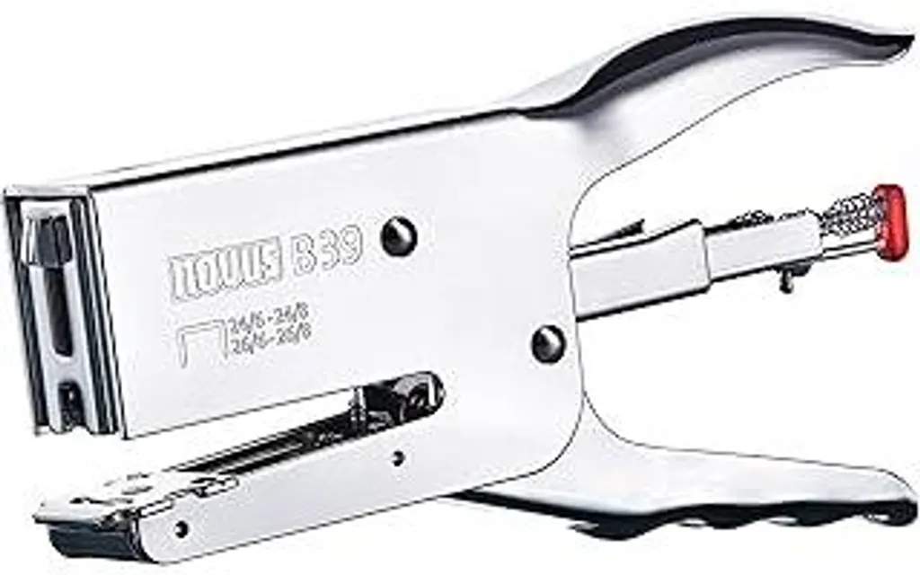 Pinzatrice Novus B 39 in Metallo Cromato - Prestazioni Professionali 50 Fogli