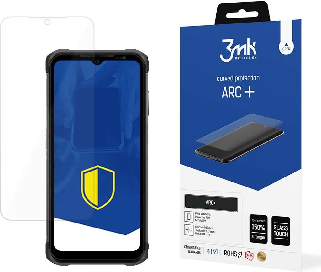 3mk Display Schutzfolie ARC+ für Ulefone Armor 12S  0,17mm Produktbild 