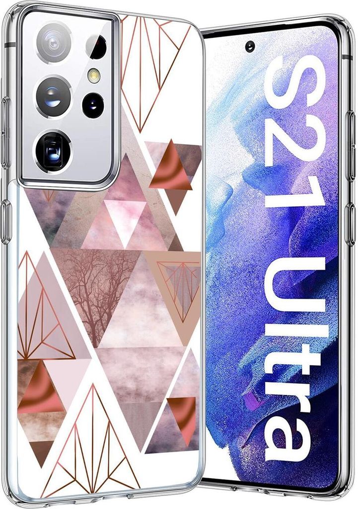 Conie Aufdruck Silikon Schutzhülle für Samsung Galaxy S21 Ultra Tasche Case Bild Cover Bumper TPU Hülle als Motiv 13