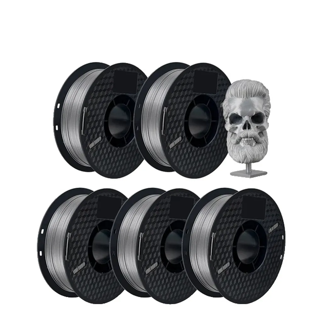 Stock 5KG Filamento PETG Stampante 3D Bianco Nero Argento Prezzo - 1