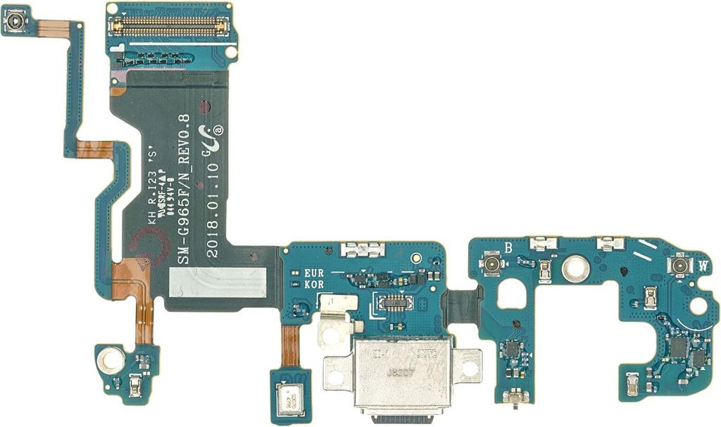 Ladebuchse für Samsung Galaxy S9 Plus (SM-G965F) USB-C Flexkabel Mikrofon Ladeanschluss Lade Eingang