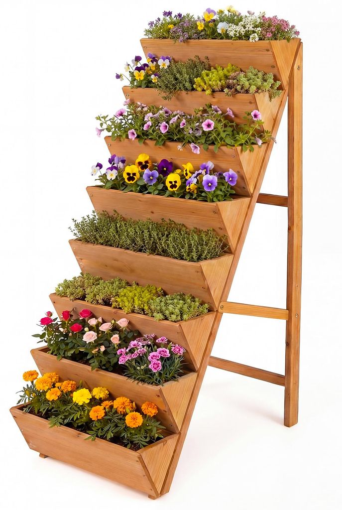 Jardinière verticale COSTWAY à 8 niveaux, jardinière en Image du produit 