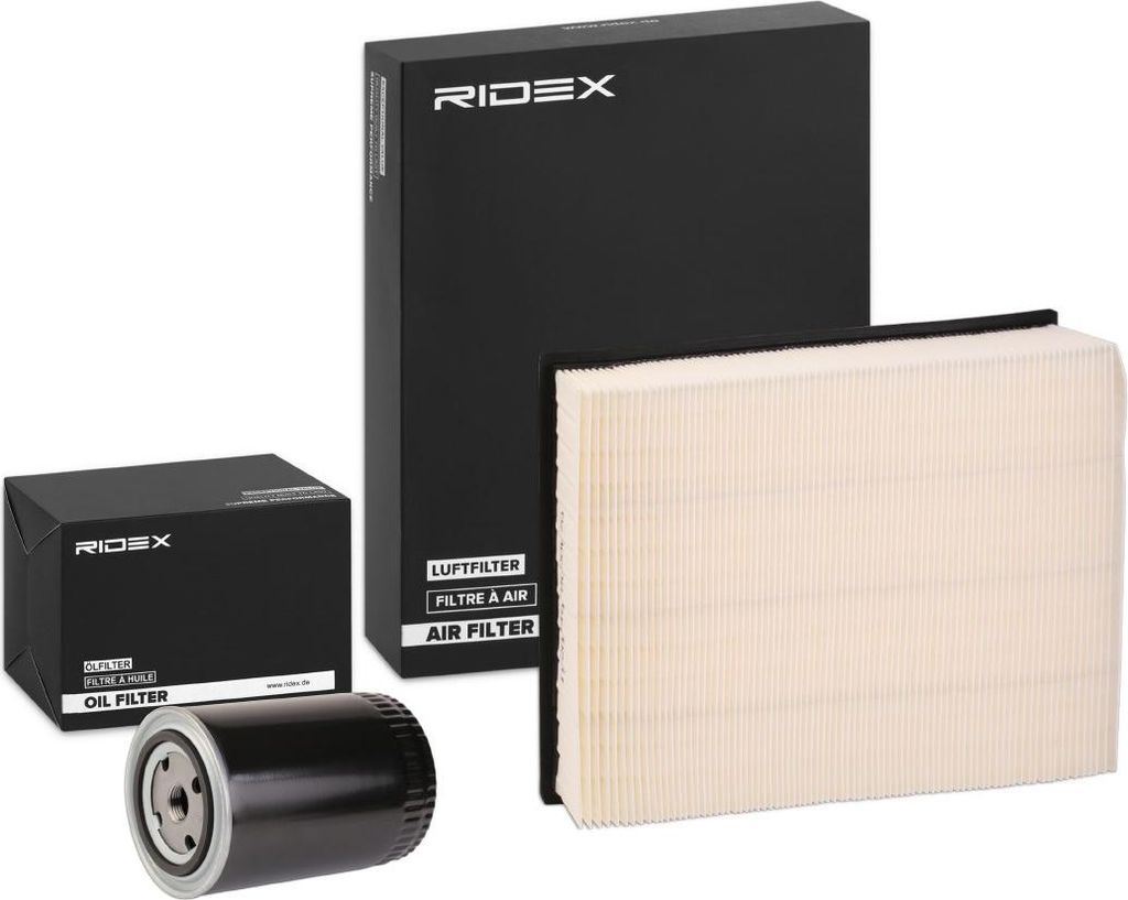 RIDEX Filterset Inspektionspaket Filtersatz für VW Transporter IV Bus (70B, 70C, 7DB, 7DK, 70J, 70K, 7DC, 7DJ) Transporter IV Kastenwagen für SKODA