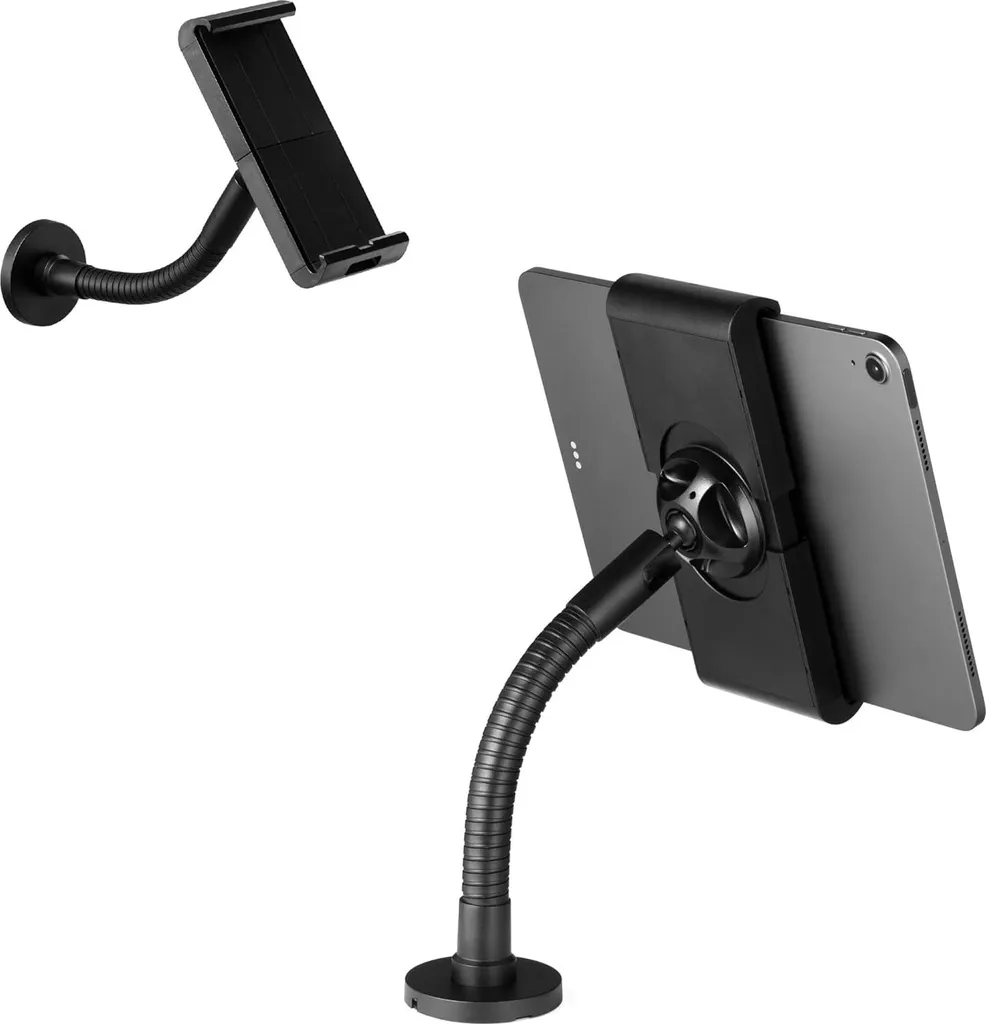 Support Tablette pour Borne Interactive et Accueil Client - Noir Mat - 13
