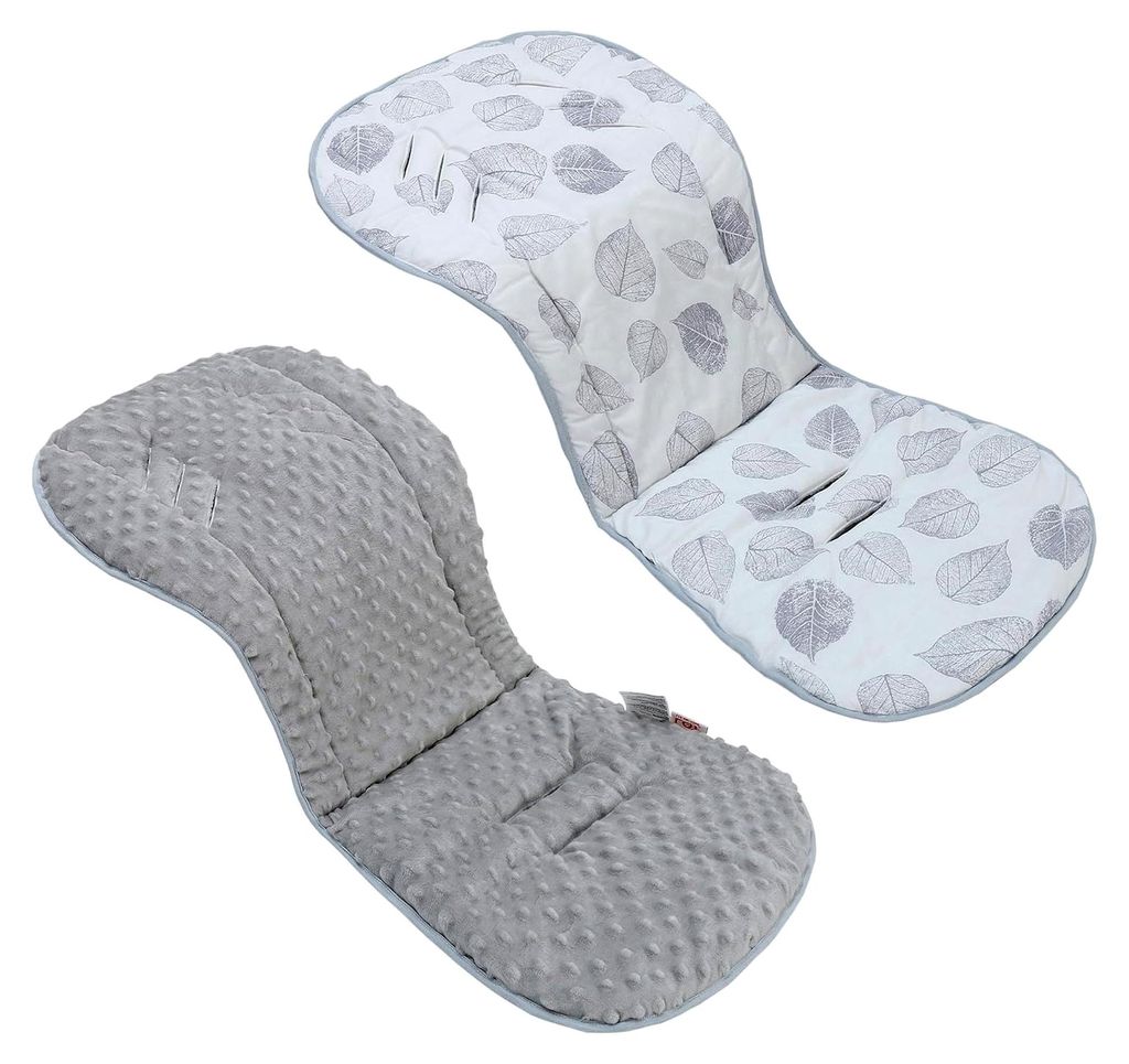 Sitzauflagen für Kinderwagen, Wendbare Universal Einlage für Babyschale Buggy Autositz, Weiche & Atmungsaktive Sitzeinlage für Kinderwagen für ...