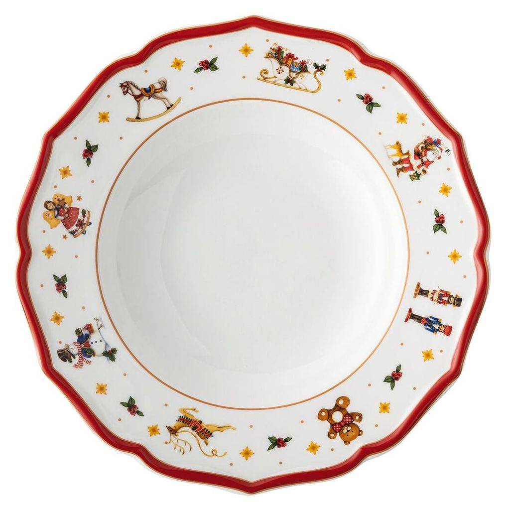 Hutschenreuther bord, 23 cm diep, "Happy Wintertime", kleur Productafbeelding 