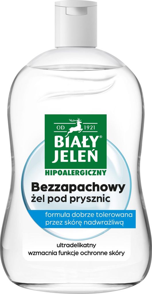 BIAŁY JELEŃ Hypoallergenes, parfümfreies Duschgel 500 ml