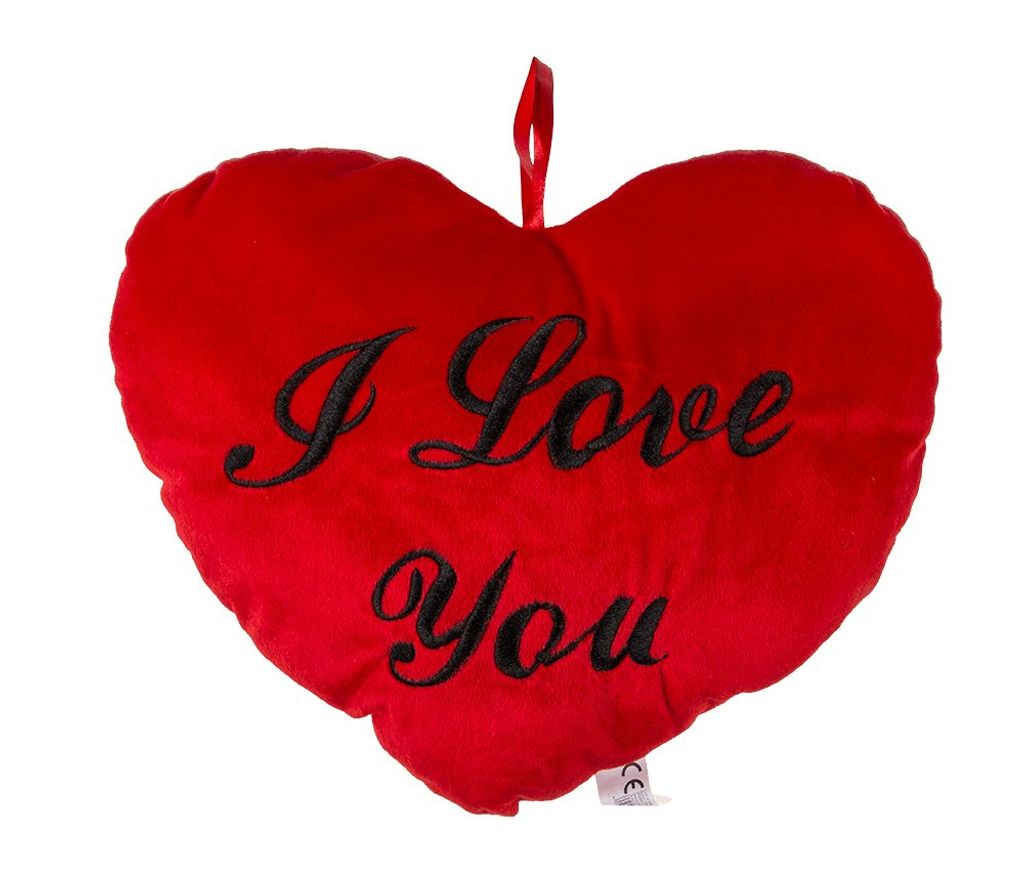GiftyCity Polštář I Love You 35cm, Srdce Obrázek produktu 