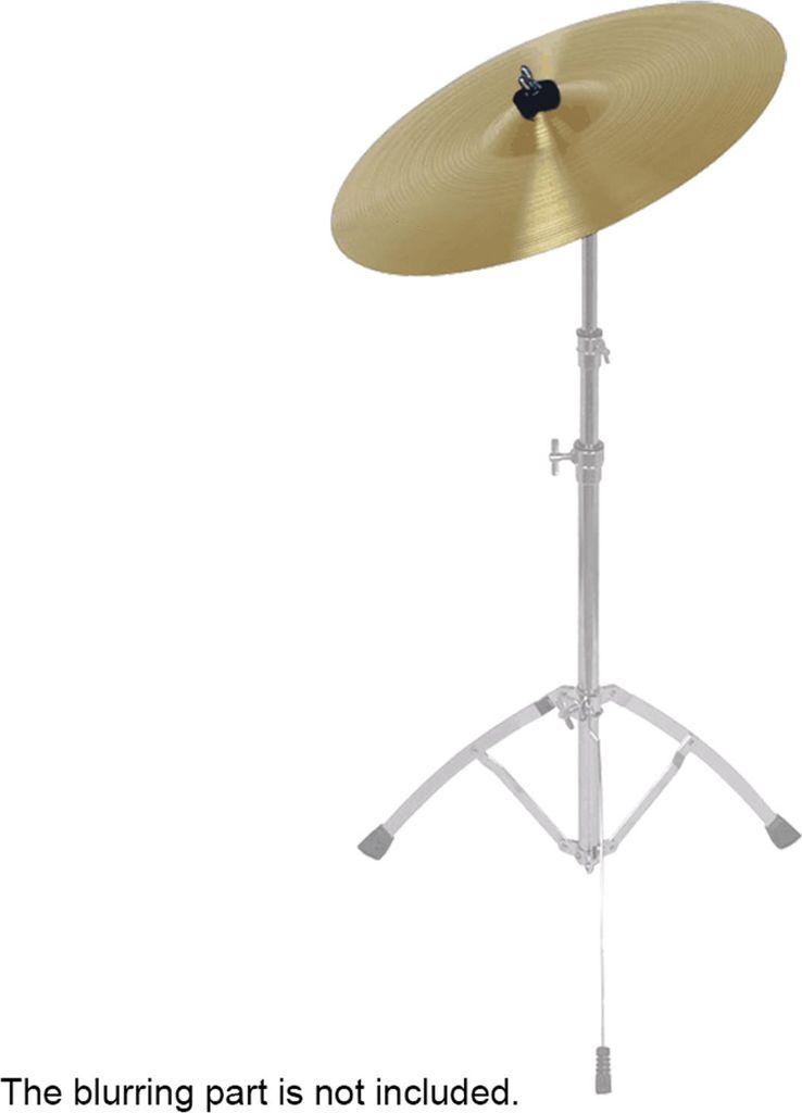 Schlagzeugbecken aus Messing - 16 Zoll (40 cm) - für Jazz- und Standard-Drumset