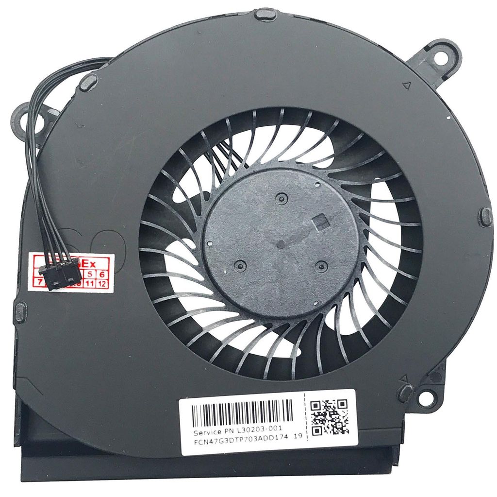 GPU version - Lüfter Kühler 4-Pin stecker FAN cooler für HP Omen 15-dc0000