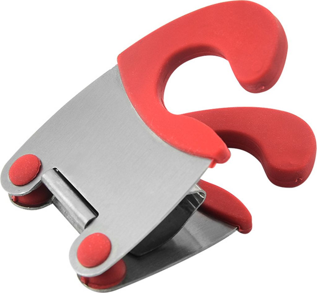 Pan Clip Silikon Greifer Anti-Rutsch-Presse Doppelzweck Haken Einfach Topf Feste Klemme Küche Zubehör Werkzeuge Küche Liefert