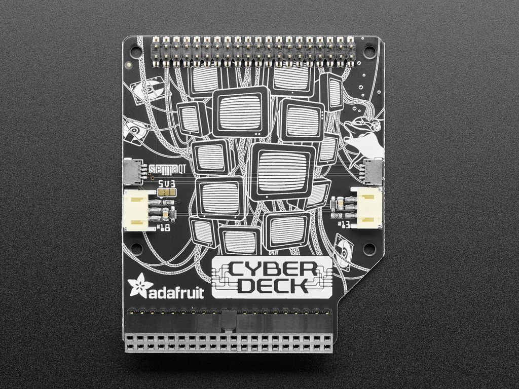 Adafruit Cyberdeck HAT für Raspberry Pi 400