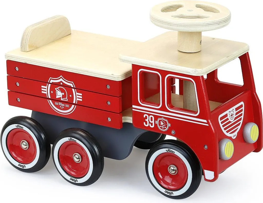 Vilac Château de Pompiers en bois Vilac - Jouet d'imitation pour enfant