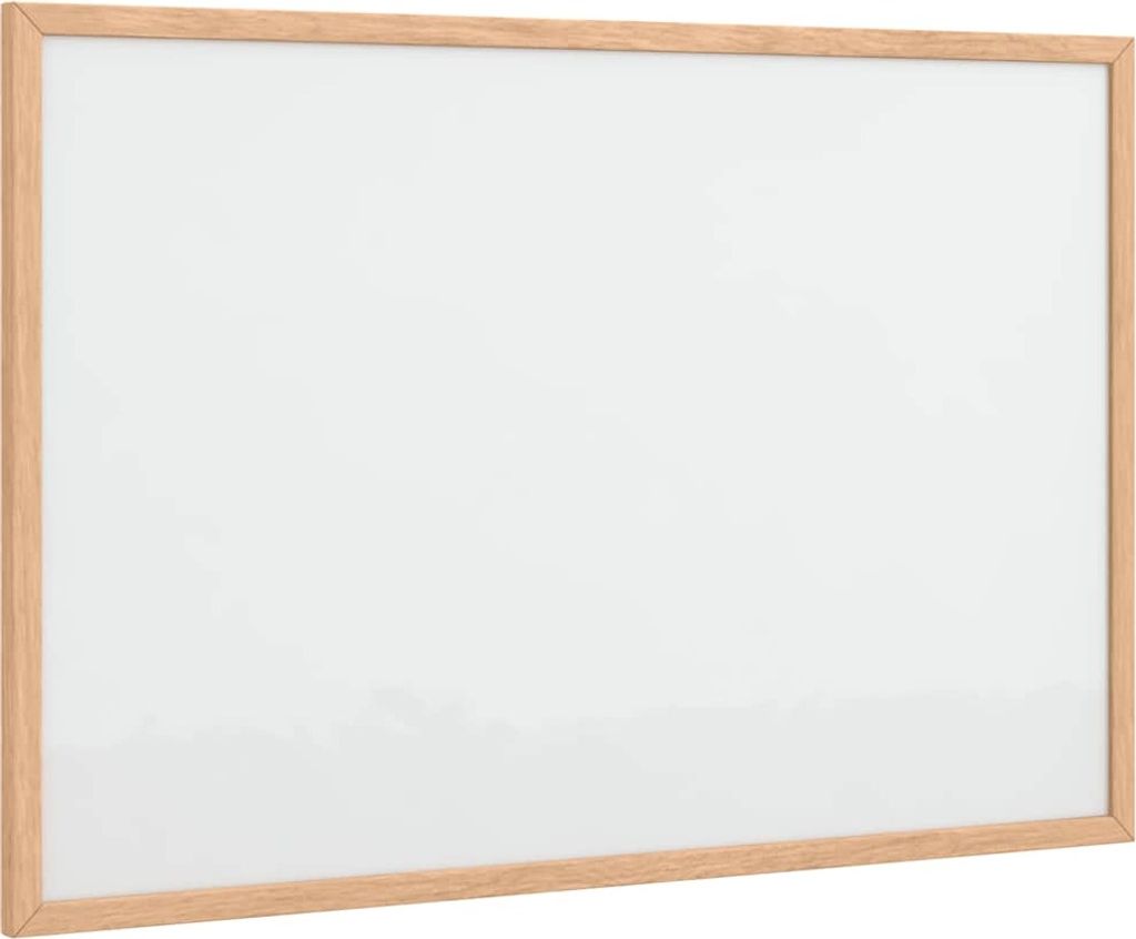 Magnetisches Whiteboard mit Rahmen aus massivem Kiefernholz 60 x 40 cm