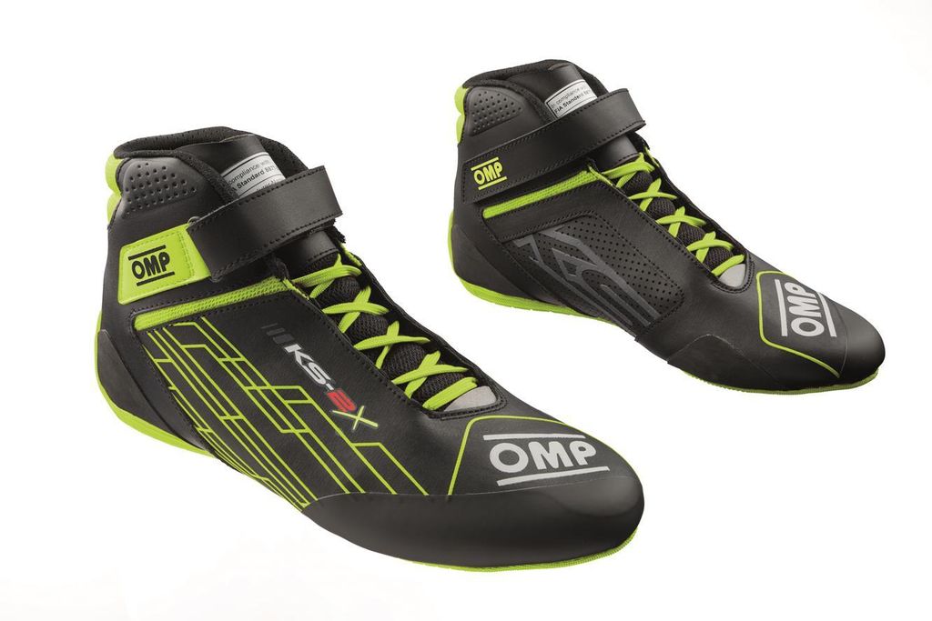 OMP KS-2X 8877-2022 Schuhe, schwarz und gelb, Größe 44