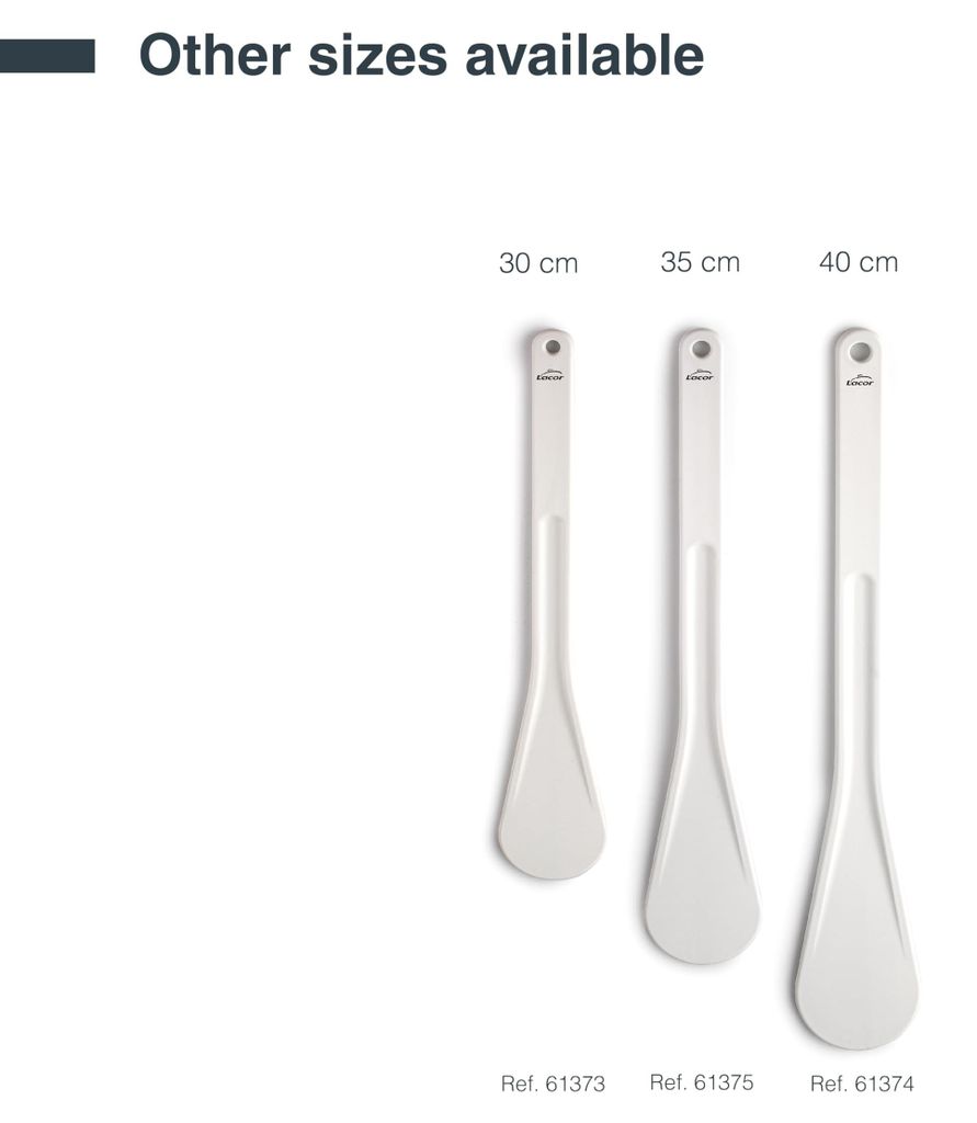 Lacor Spachtel aus Nylon und Glasfaser, 35 cm, spülmaschinenfest