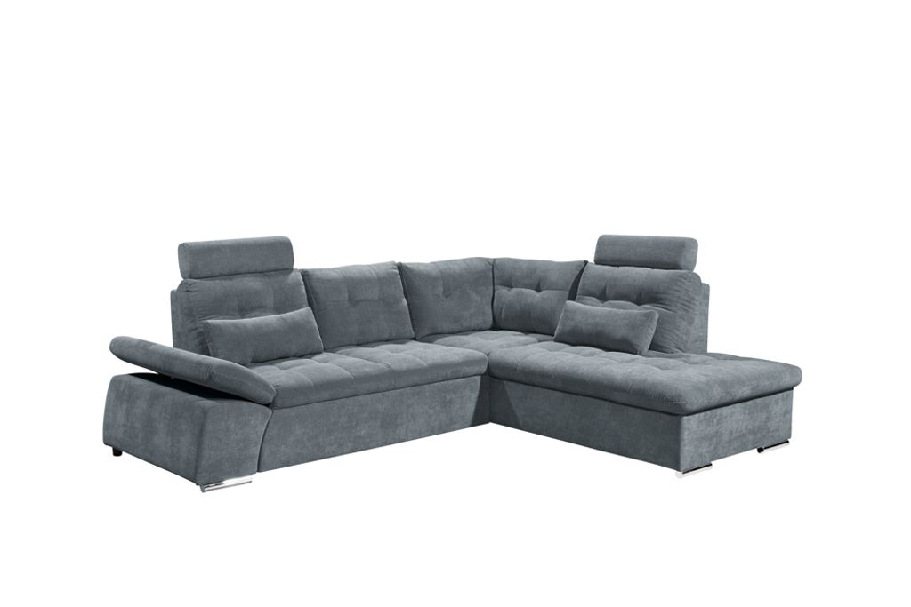 ED Lifestyle Nalo 2F Rec Sofa 2-teilig Holzwerkstoff/Nosag Anthrazit