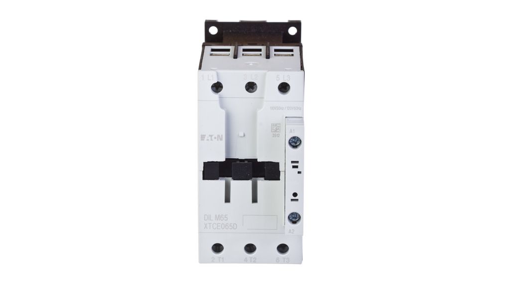 Eaton Leistungsschütz, 3-polig, 380 V 400 V 30 kW, 110 V 50 Hz, 120 V 60 Hz, Wechselstrombetätigung, Schraubklemmen 277891