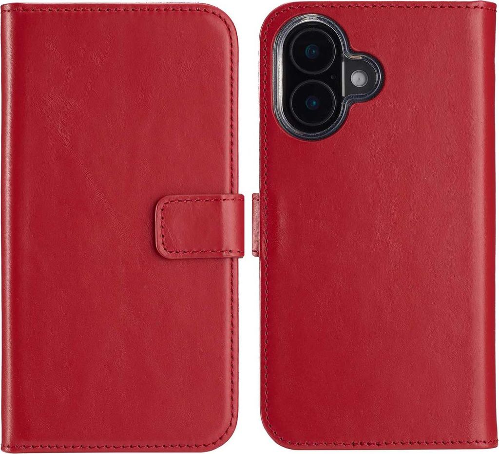 Selencia Custodia a libro in vera pelle per iPhone 16 - Immagine del prodotto 