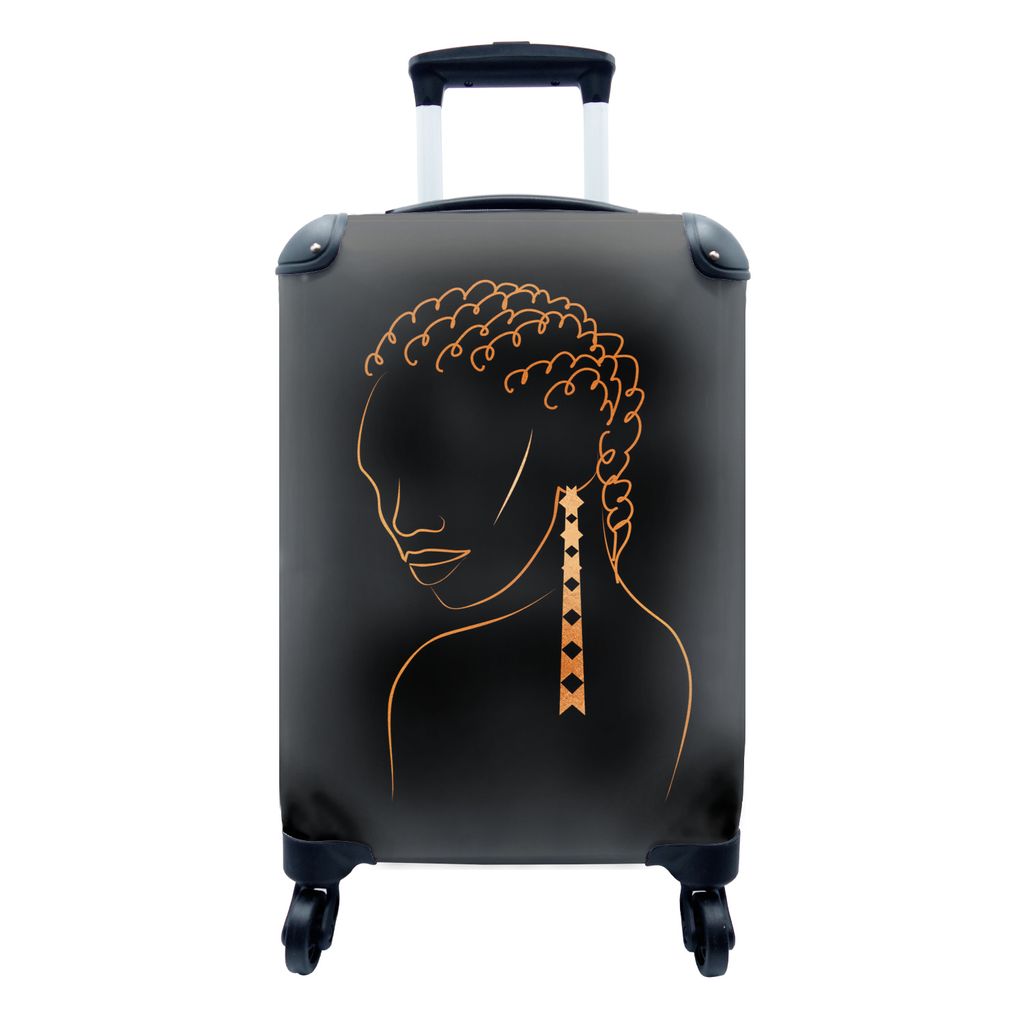MuchoWow® Koffer Handgepäck Trolley Rollkoffer Kleine Produktbild 