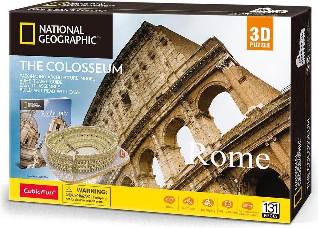 CubicFun Cubic Fun 3d Puzzel NG The Colosseum, 131 Produktbild 