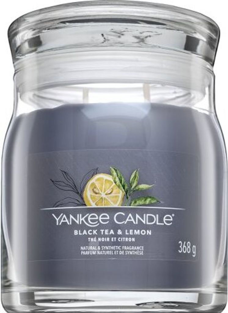 Yankee Candle Black Tea & Lemon Signature Medium Jar 368 g