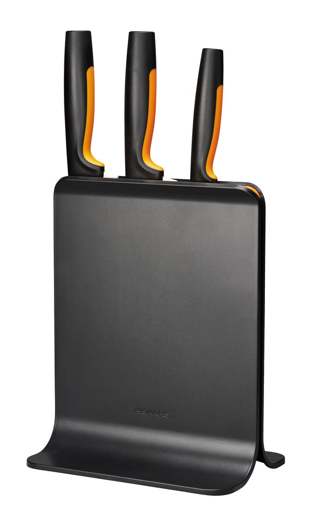 Fiskars 1057555 Design-Messerblock mit 3 Messern Produktbild 