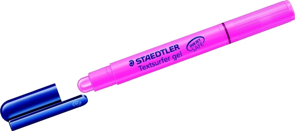 Surligneur gel rose Staedtler Textsurfer 264-23 en étui de 10 unités
