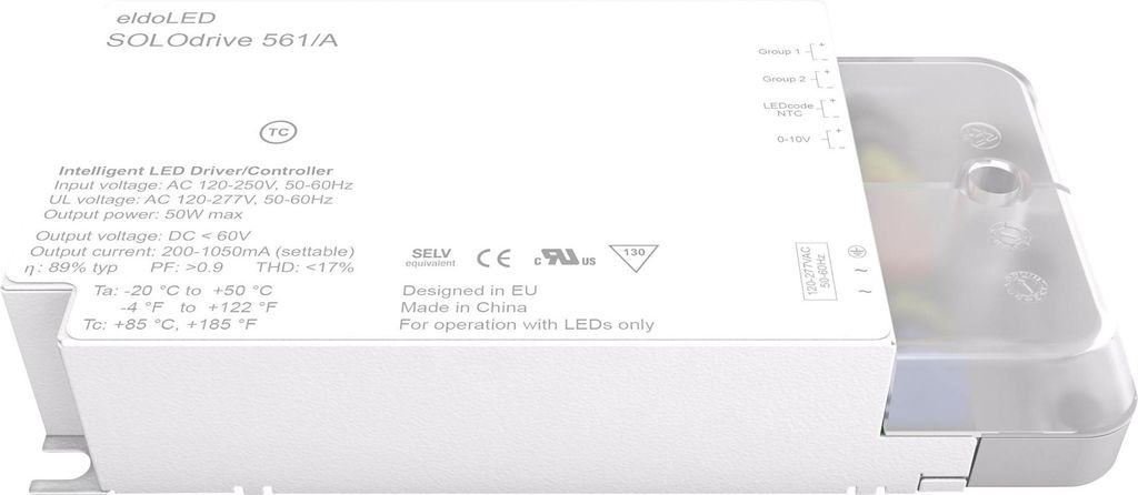 EldoLED SOLOdrive AC 50 W Constant Current SL0561A1 0-10V