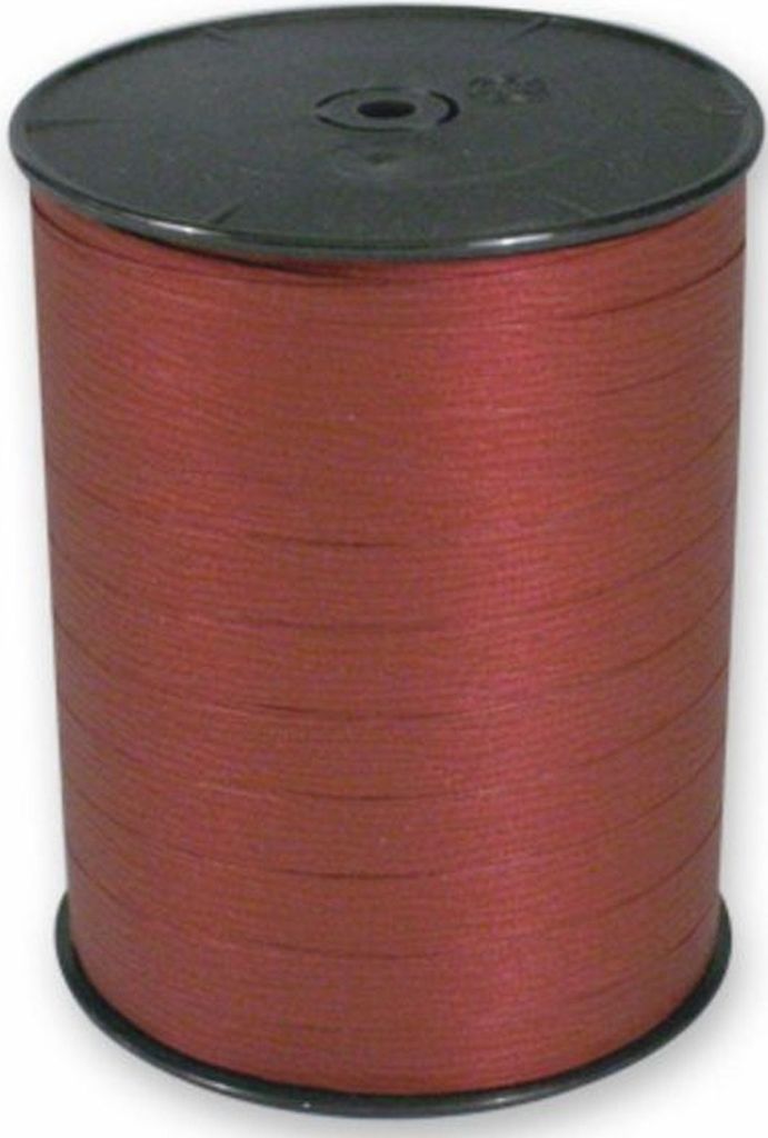 Geschenkband matt gerippt 10mmx250m bordeaux Packung mit 12 Stück