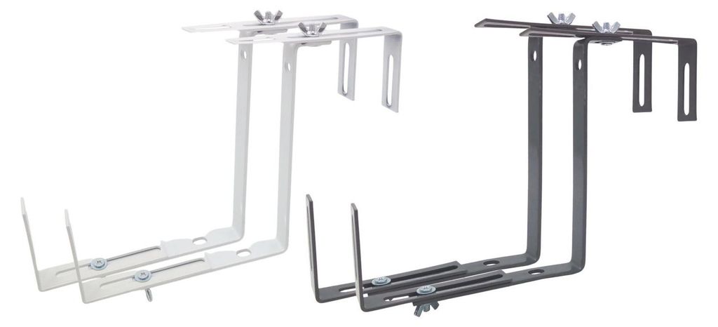 BURI Balkonkastenhalter 2er-Set Blumenkastenhalter Produktbild 