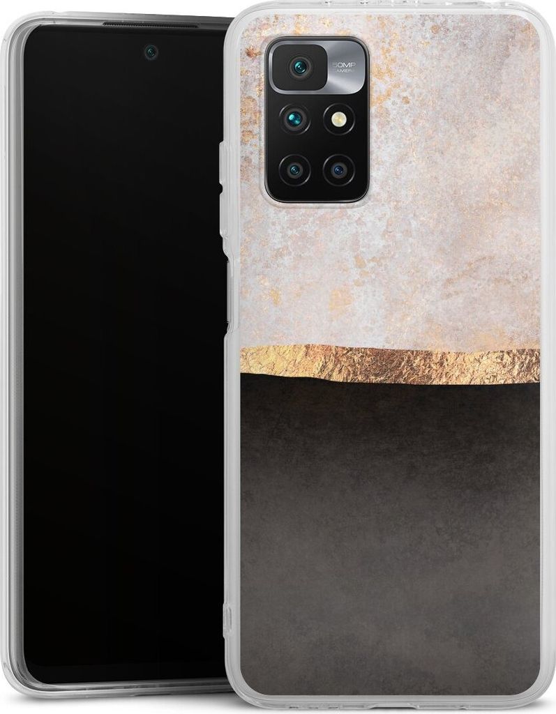 DeinDesign Handyhülle für Xiaomi Redmi 10 Silikon Hülle Case Smartphone Schutzhülle Abstrakt Black & White Trends