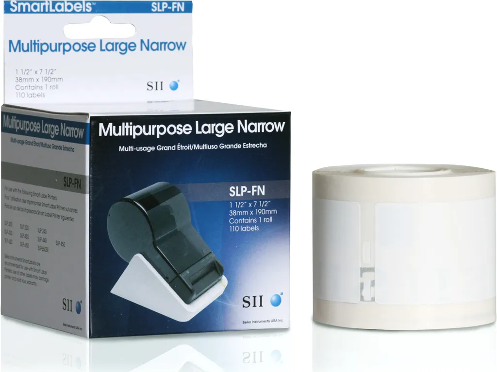 Étiquettes autocollantes pour classeur SEIKO SLP-FN en rouleau
