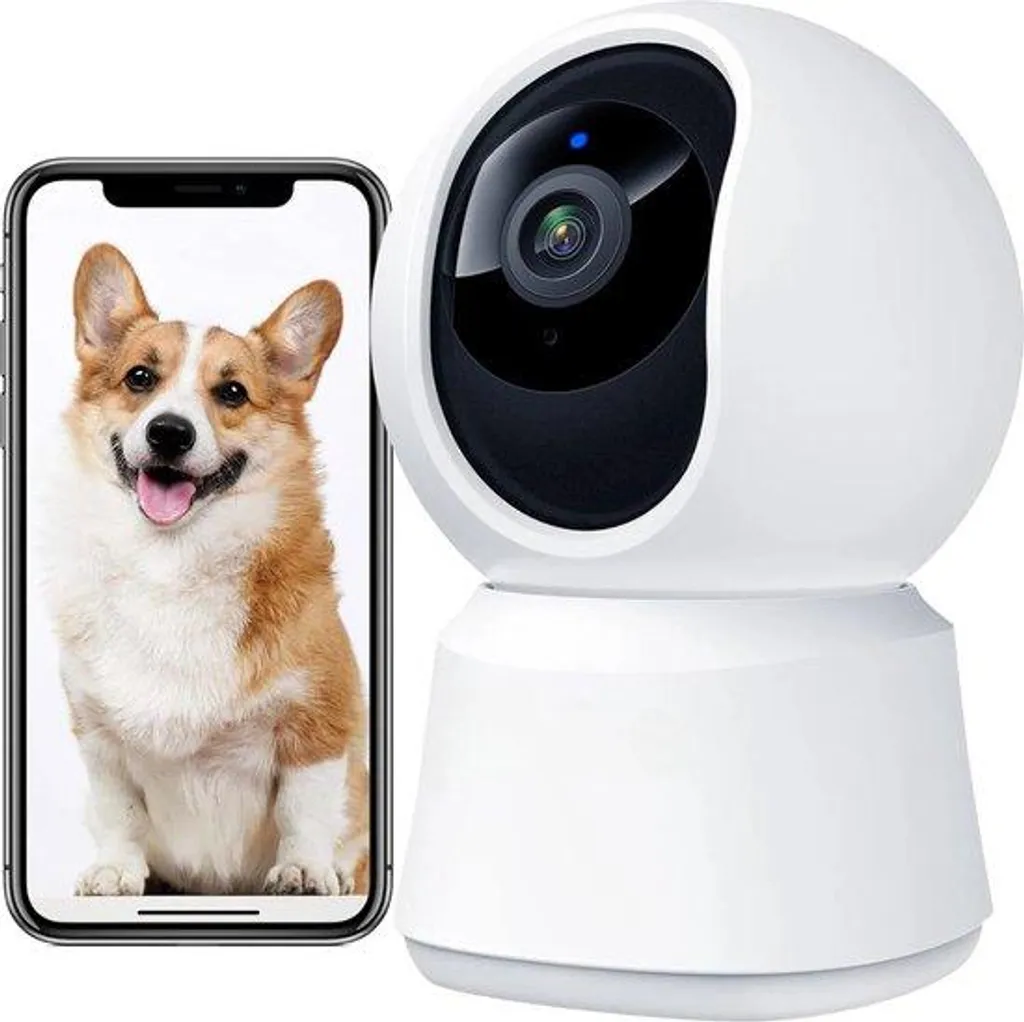 Moniteur vidéo pour animaux de compagnie intérieur avec détection audio