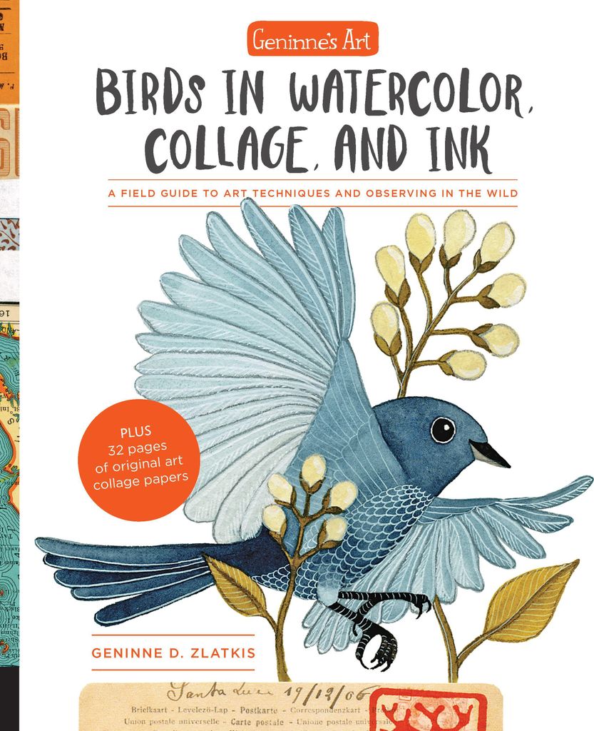 Geninne's Art: Birds in Watercolor, Collage, and Ink