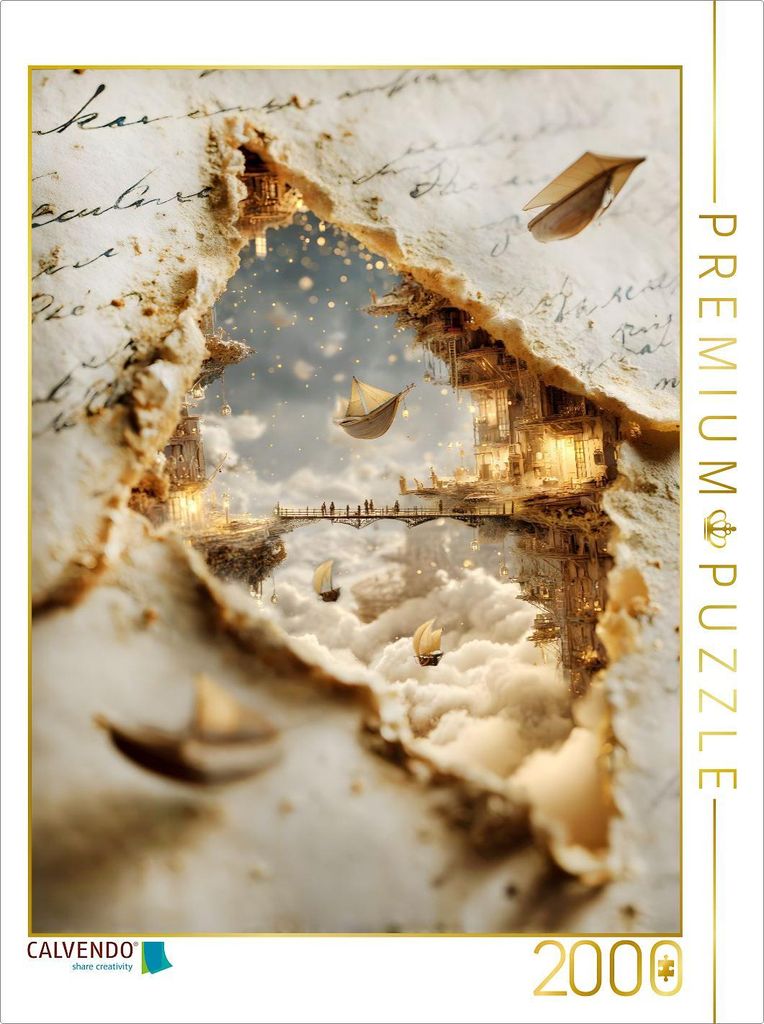 CALVENDO Puzzle Ein Motiv aus dem Kalender "Das Flüstern dahinter" | 2000 Teile Lege-Größe 90x67cm Foto-Puzzle für glückliche Stunden