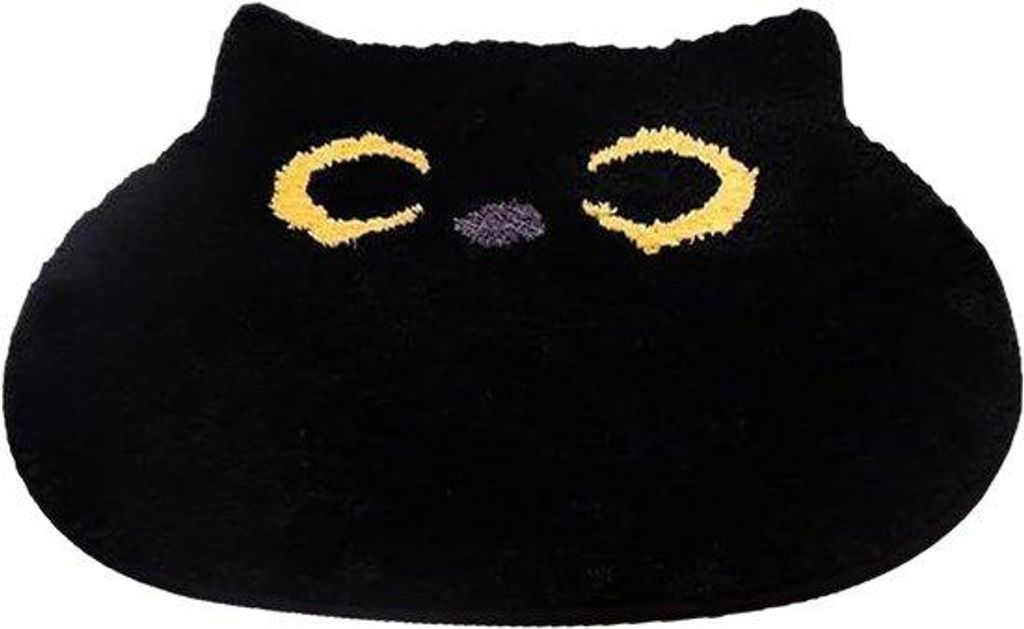 Kleed für Katzen - antislip Bodenkleidung, 50 x 55 cm schattige Kitten-Form Türmat, absorbierendes Boden-Tapijt | Dekorative Tierschutzmatte für...