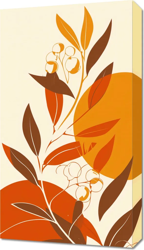 Quadro 40x70 cm Paesaggio Autunnale - Calda Brezza Art Home Decor