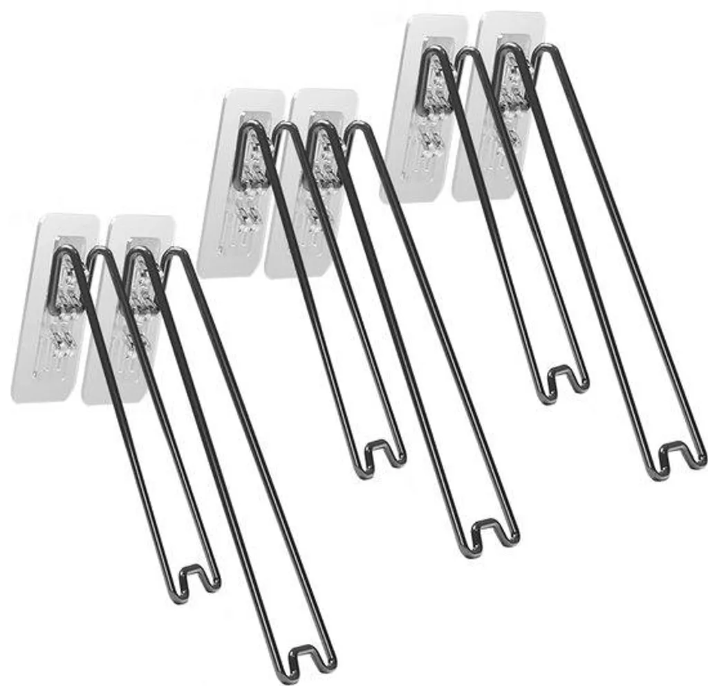 Support de fixation adhésive pour cadres photo en métal lot de 6 pièces